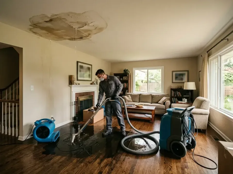 attic-pipe-burst-ceiling-drip-008 — frequently asked questions, Water Damage Restoration & Carpet Care in Mobridge, SD